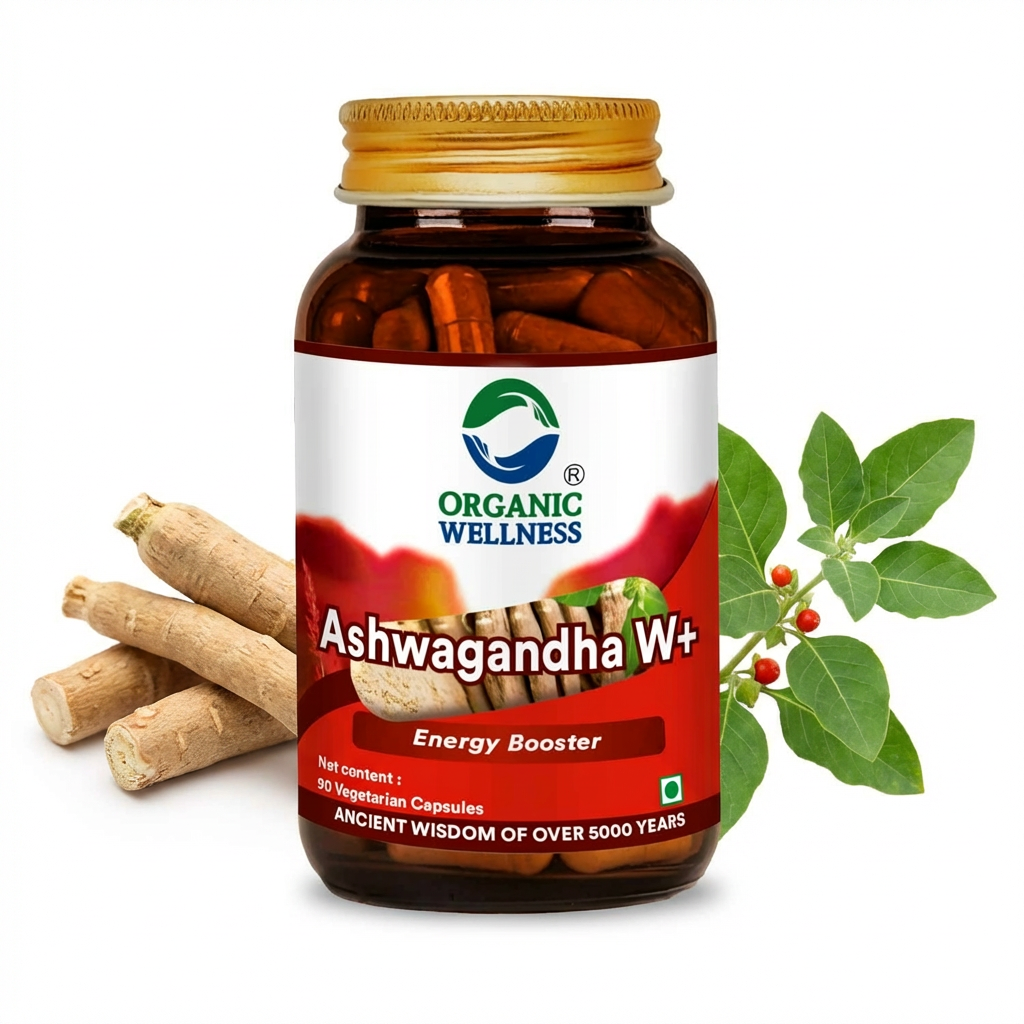 Ashwagandha | Certified Ashwagandha | For Immunity, Stress Relief & General Wellness | 90 Capsule Bottle