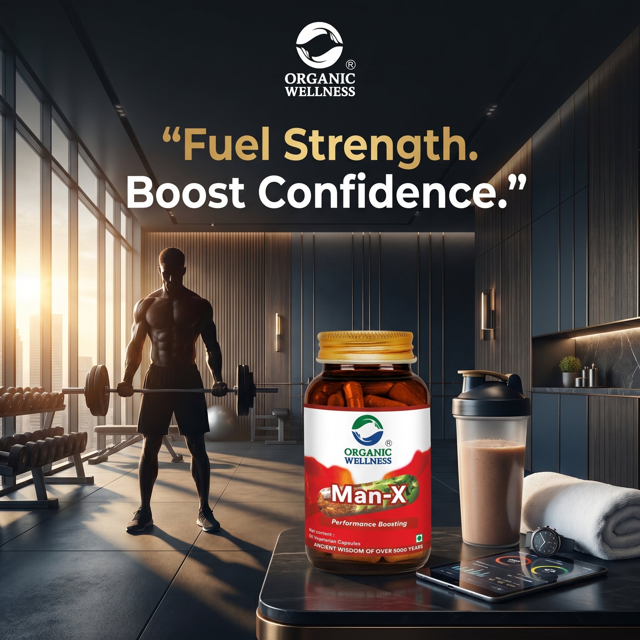 Organic Wellness Man-X 60 Capsules II Immunity Booster