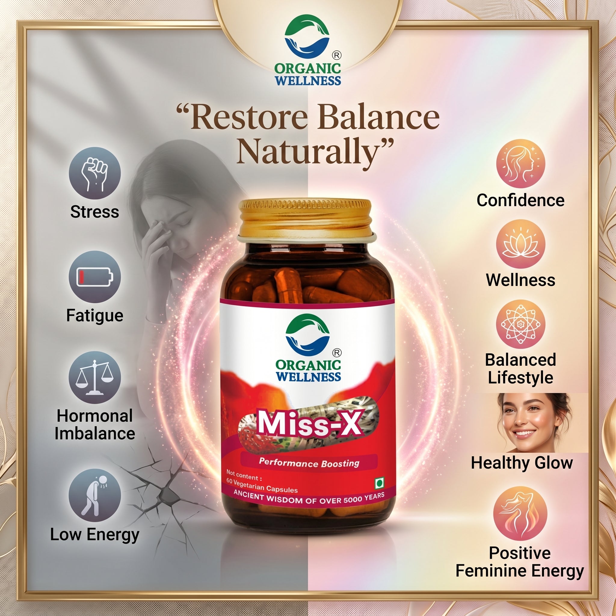 Organic Wellness Miss X 60 Capsules II Immunity Booster