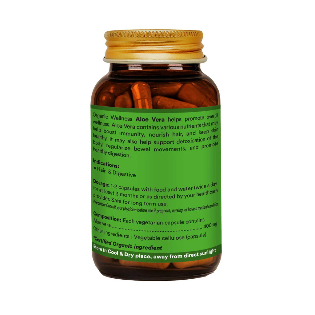 Aloe Vera 90 Capsules Helps Overall Wellness