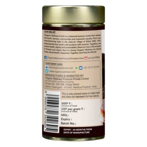 Organic Wellness Assam Black Tea || Enhances immunity 100 gm Tin