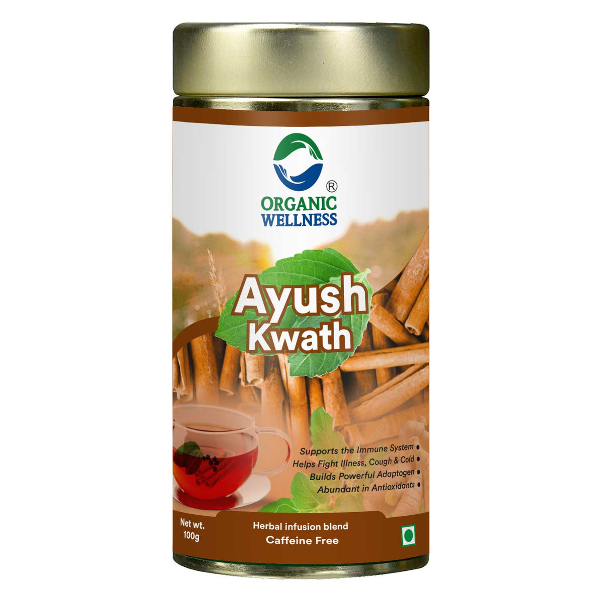Organic Wellness Ayush Kwath 100 grams Tin Pack