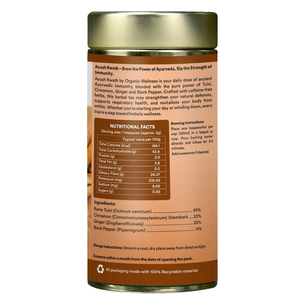 Organic Wellness Ayush Kwath 100 grams Tin Pack
