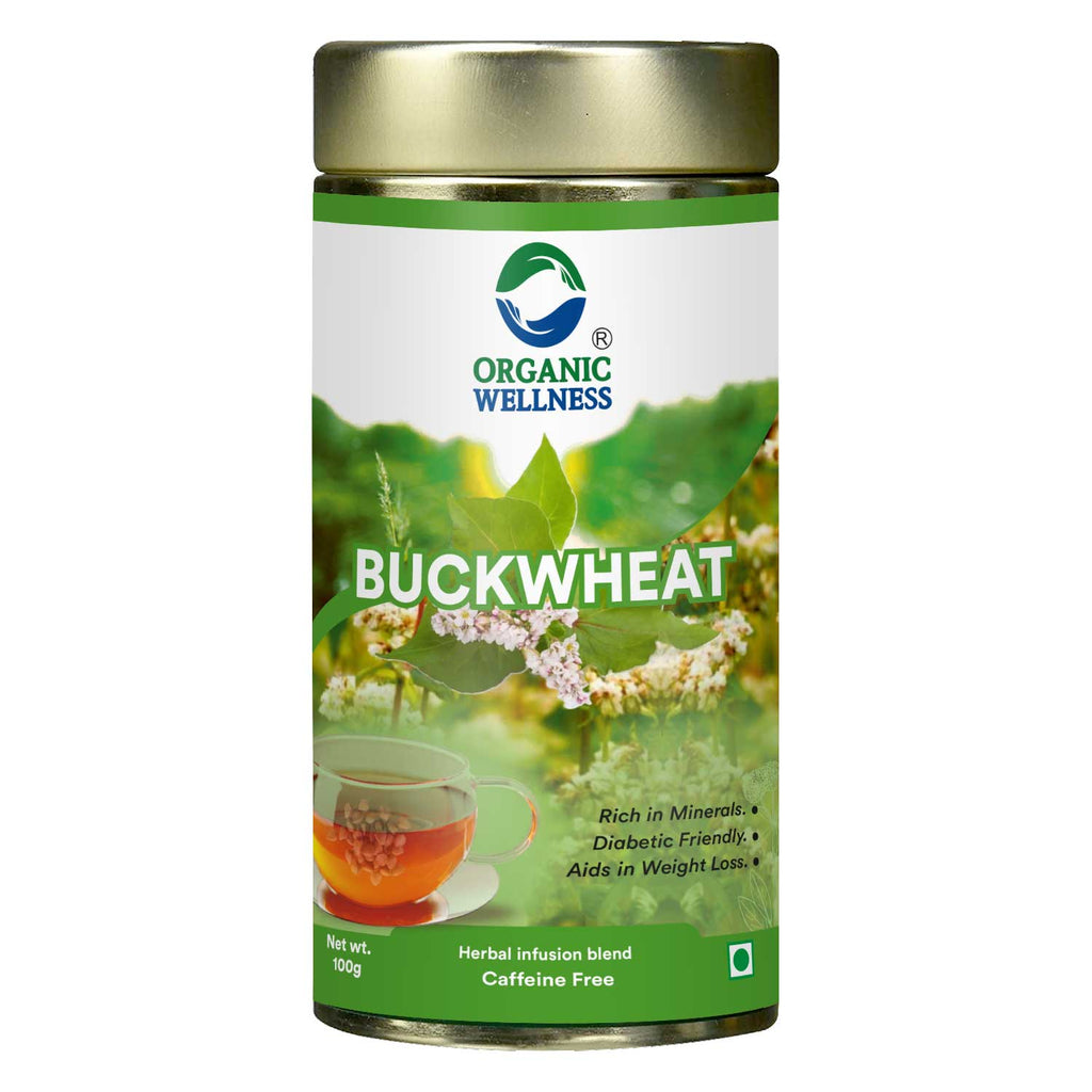 Organic Wellness Buckwheat Antioxidants in Every Sip 100 grams Tin Pack