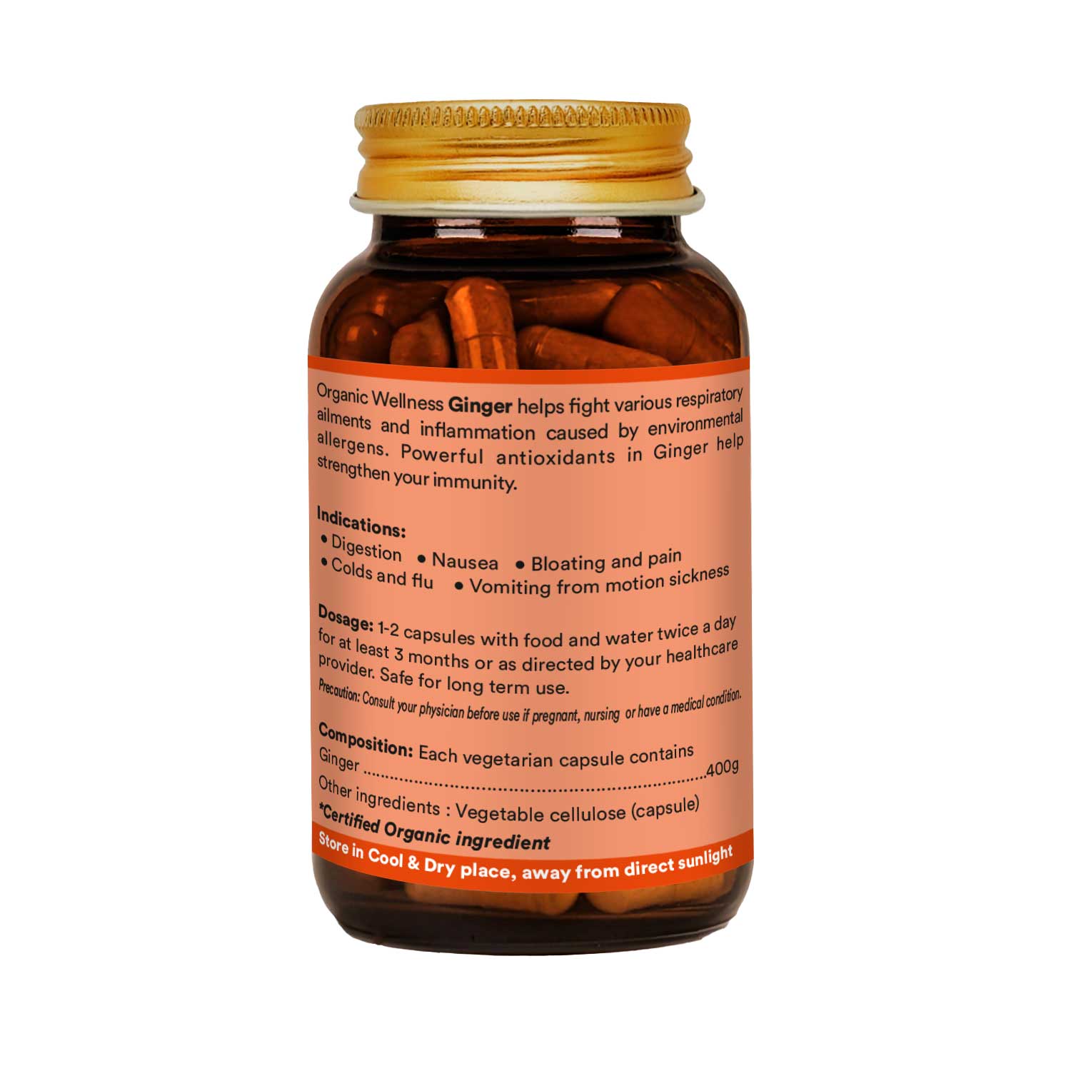 Ginger 90 Vegetarian Capsules