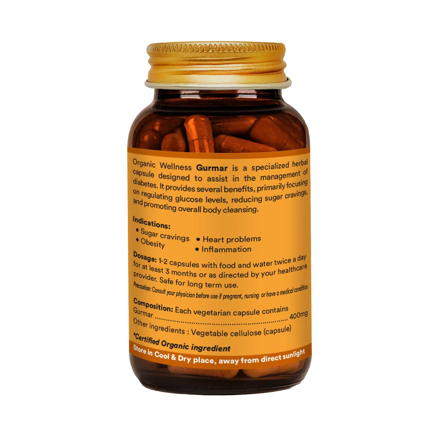 Gurmar 90 Vegetarian Capsules