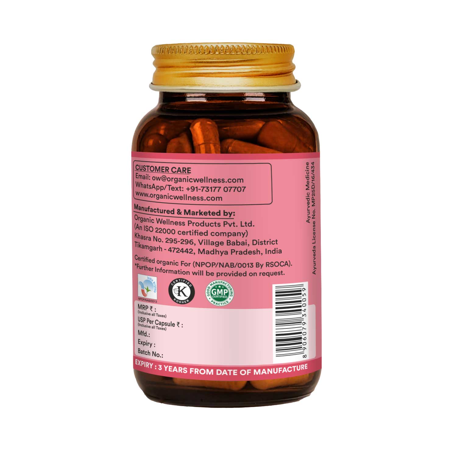 Shatavari A+ | Supplement for Hormonal Balance | Supports Women’s Health & Reproductive Health (90 Capsules)
