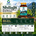 Organic Wellness Pure Himalayan Shilajit Capsules – Mineral Resin Powder for Energy & Stamina (60 Vegan Caps)