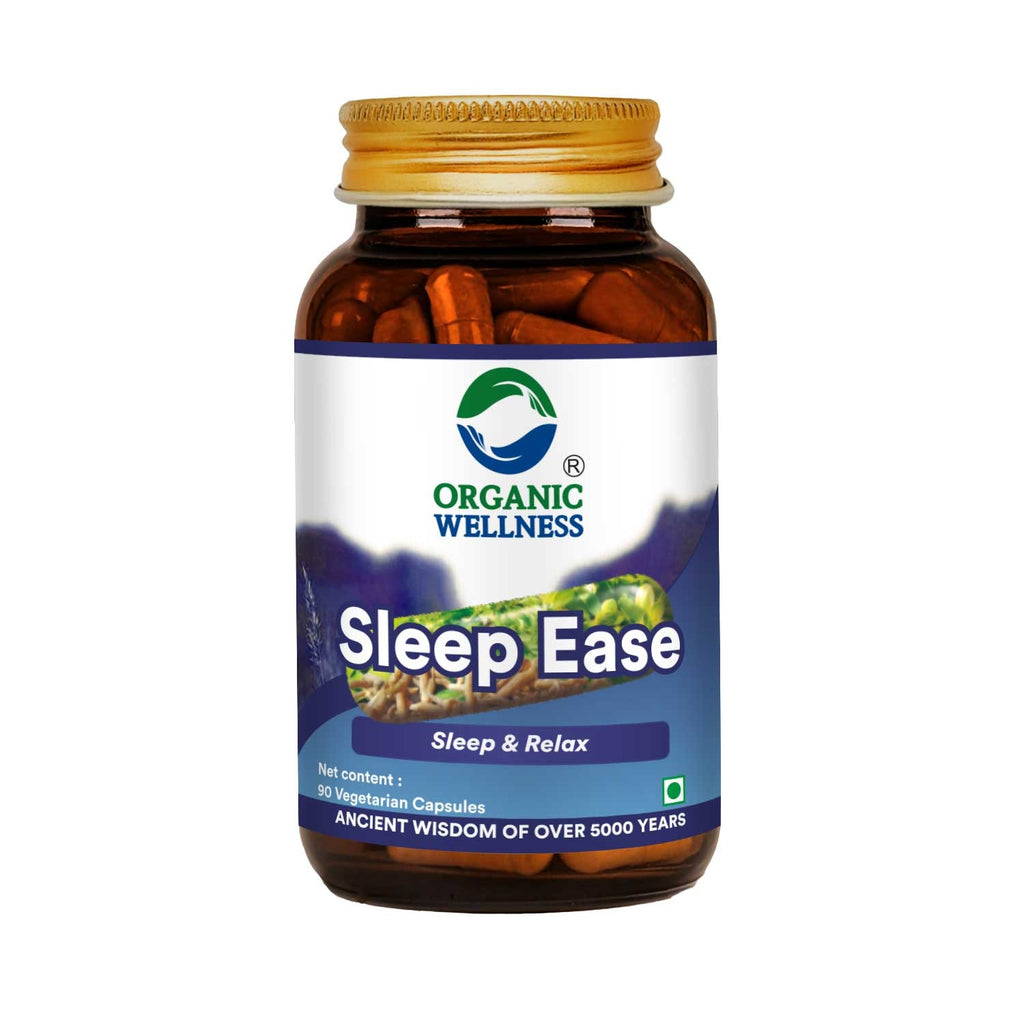 Organic Wellness Sleep Ease – Om-Shanti 90 Capsules || Stress Relief