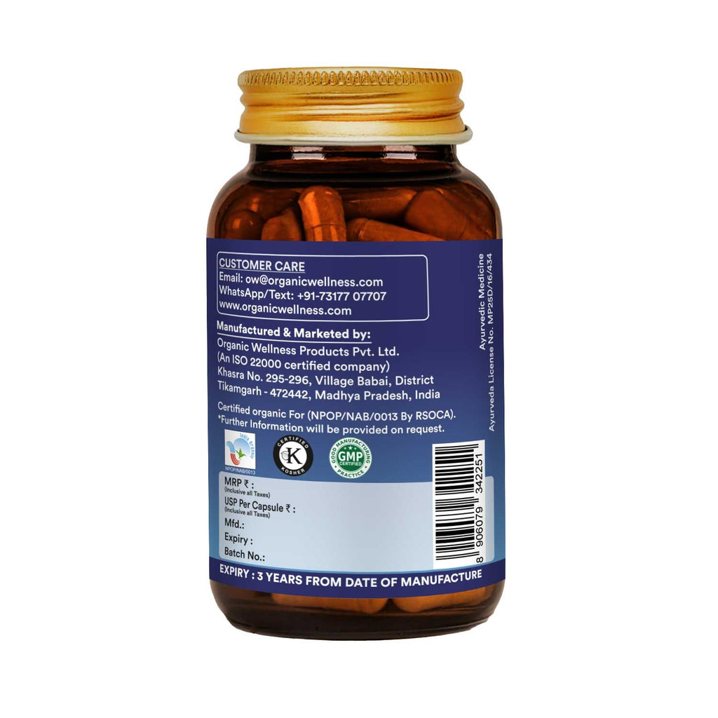 Organic Wellness Sleep Ease – Om-Shanti 90 Capsules || Stress Relief