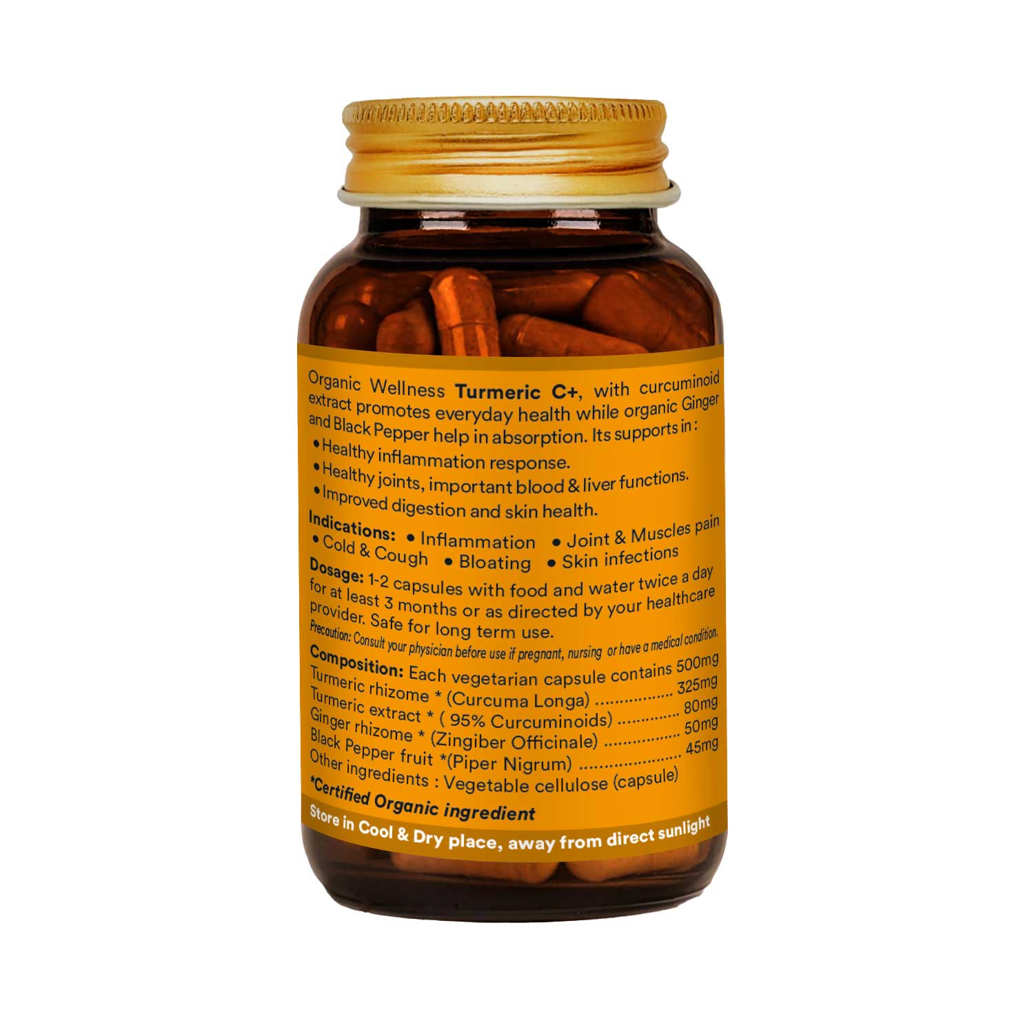 Turmeric Curcumin 90 Veg Capsules