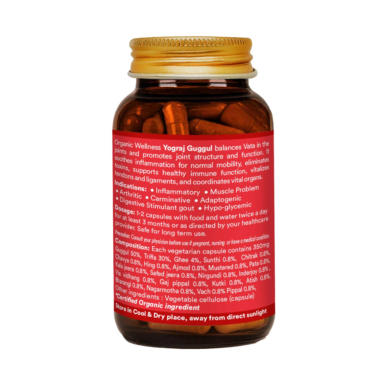 Yograj Guggul 90 Vegetarian Capsules