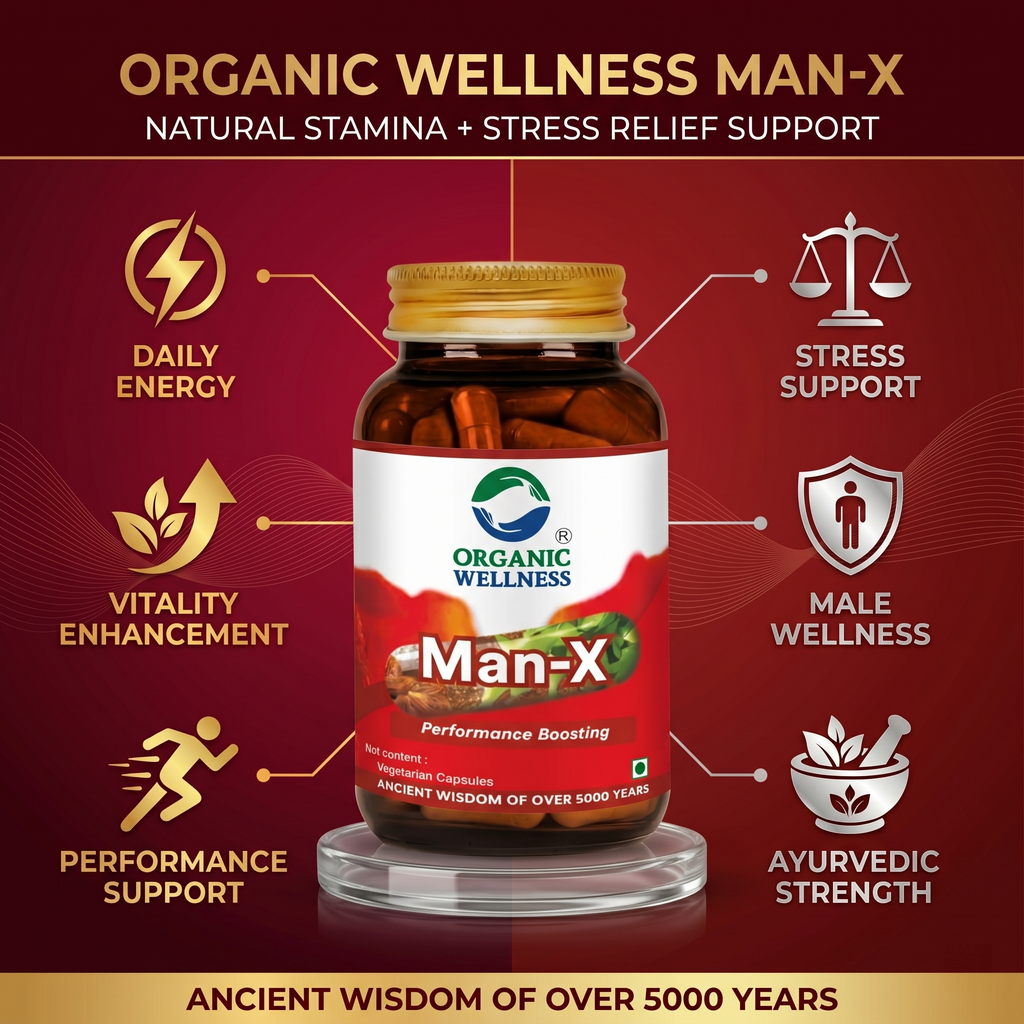 Organic Wellness Man-X 60 Capsules II Immunity Booster