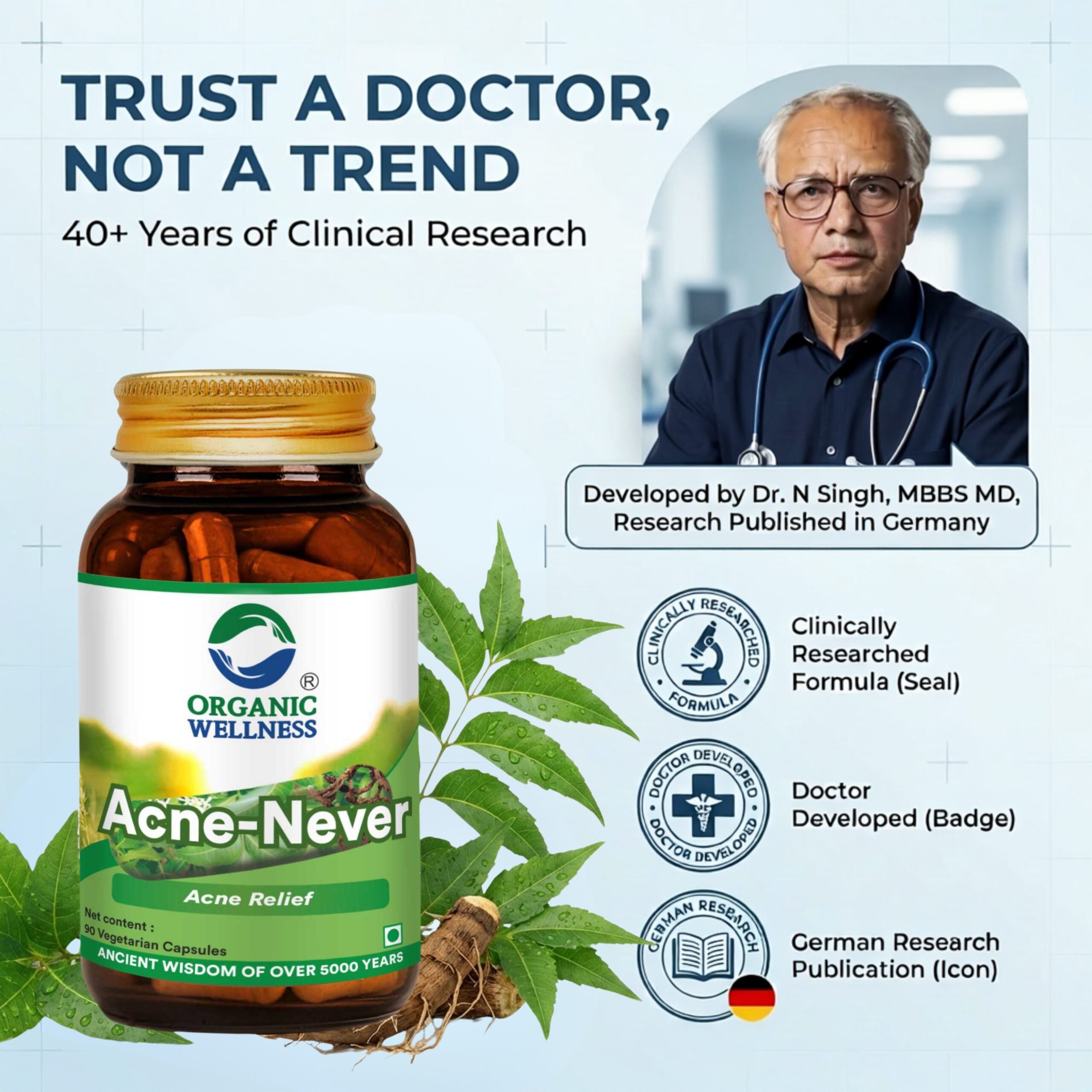 Amla Capsules – Vitamin C – Antioxidant – 90 Veg Capsules